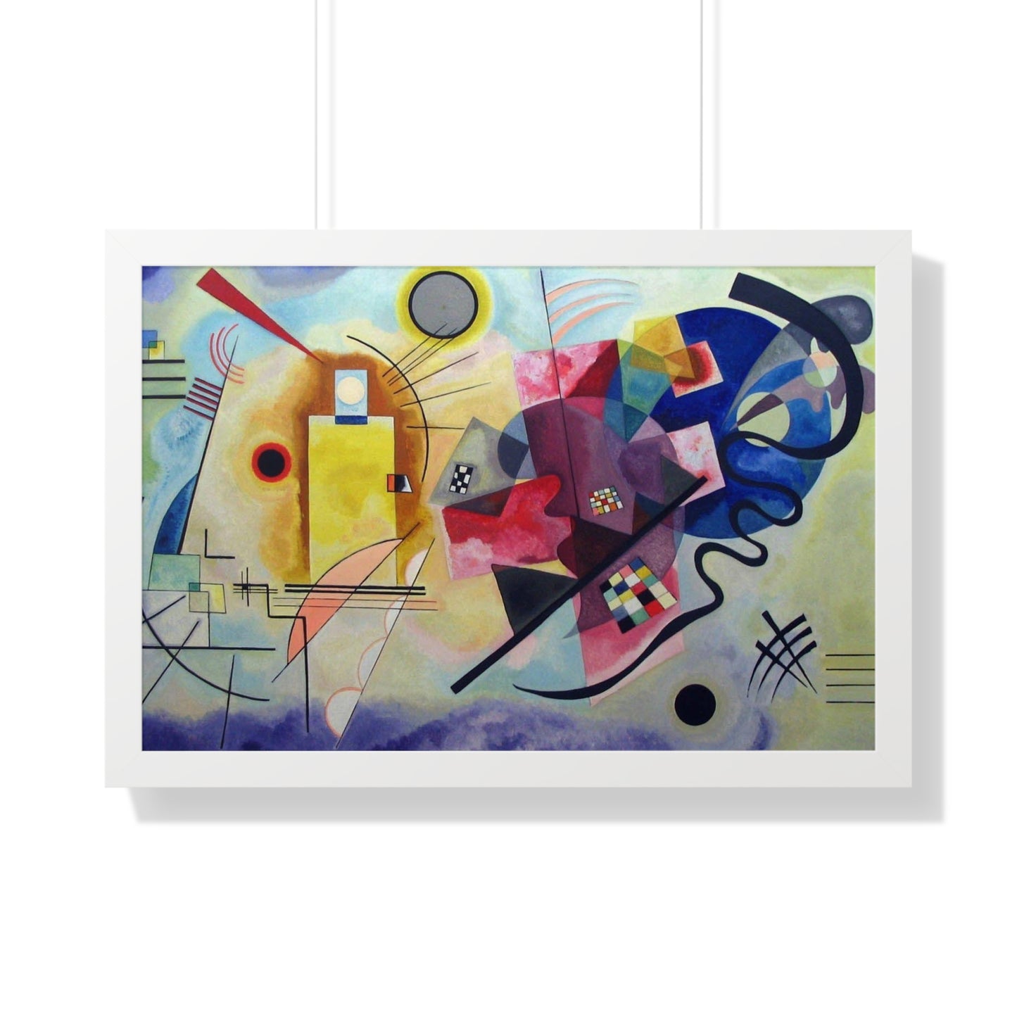 Kandinsky-Style - Framed Abstract Art Poster