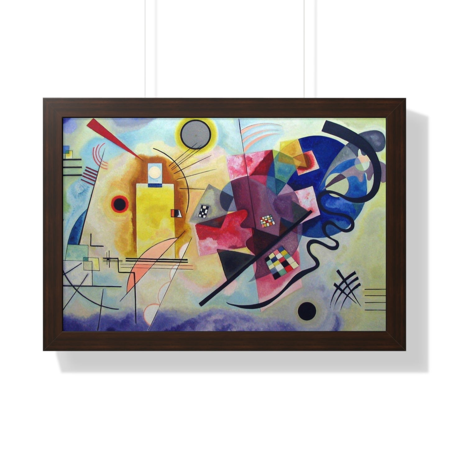 Kandinsky-Style - Framed Abstract Art Poster