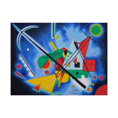 Kandinsky-Style Abstract Poster - Colorful Geometric Art Print
