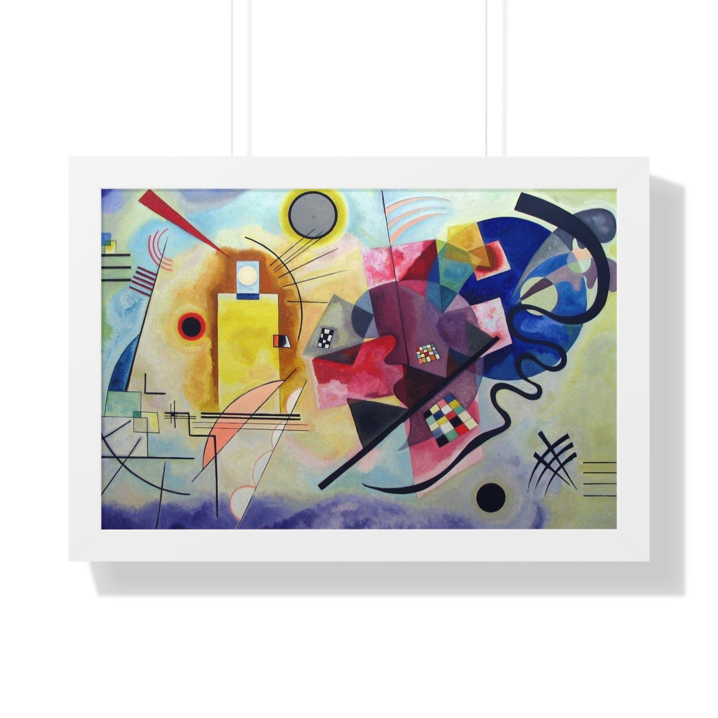 Kandinsky-Style - Framed Abstract Art Poster