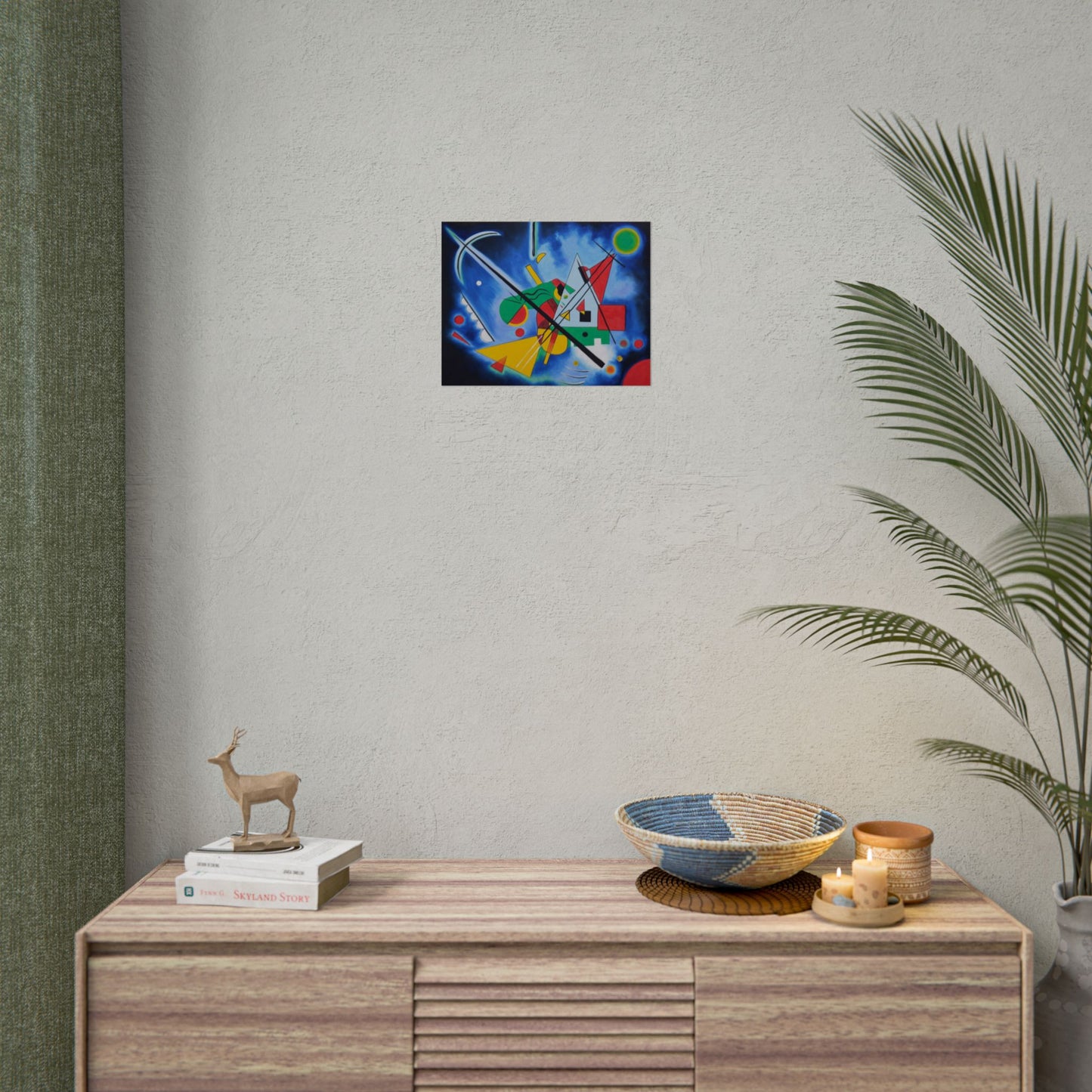 Kandinsky-Style Abstract Poster - Colorful Geometric Art Print