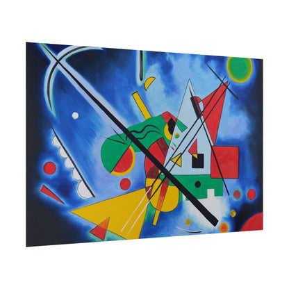 Kandinsky-Style Abstract Poster - Colorful Geometric Art Print