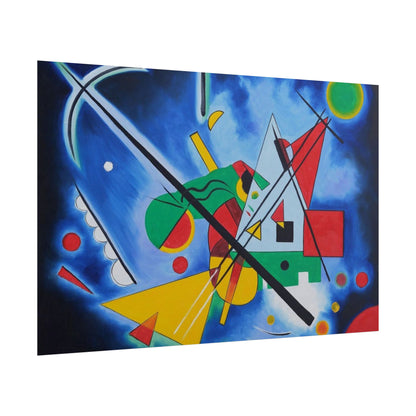 Kandinsky-Style Abstract Poster - Colorful Geometric Art Print