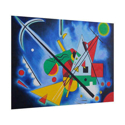 Kandinsky-Style Abstract Poster - Colorful Geometric Art Print