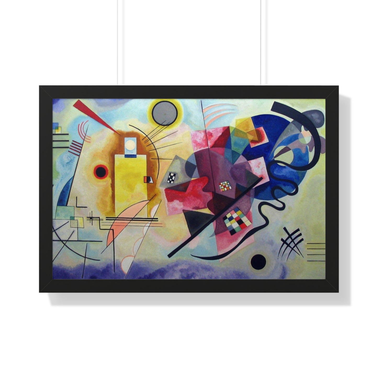 Kandinsky-Style - Framed Abstract Art Poster