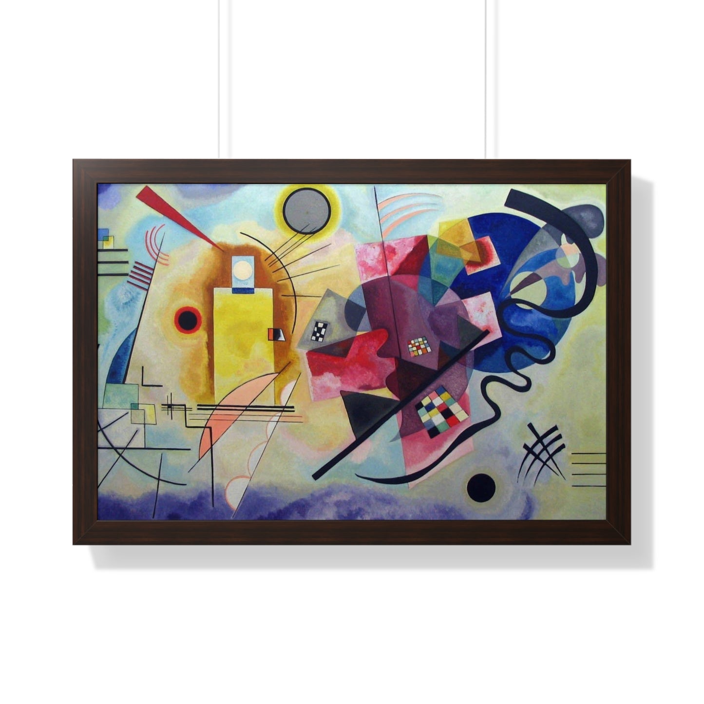 Kandinsky-Style - Framed Abstract Art Poster
