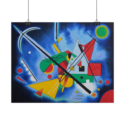 Kandinsky-Style Abstract Poster - Colorful Geometric Art Print