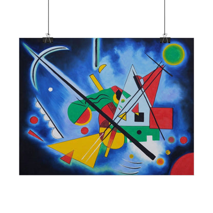 Kandinsky-Style Abstract Poster - Colorful Geometric Art Print