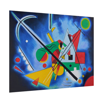 Kandinsky-Style Abstract Poster - Colorful Geometric Art Print