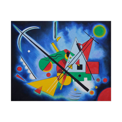 Kandinsky-Style Abstract Poster - Colorful Geometric Art Print