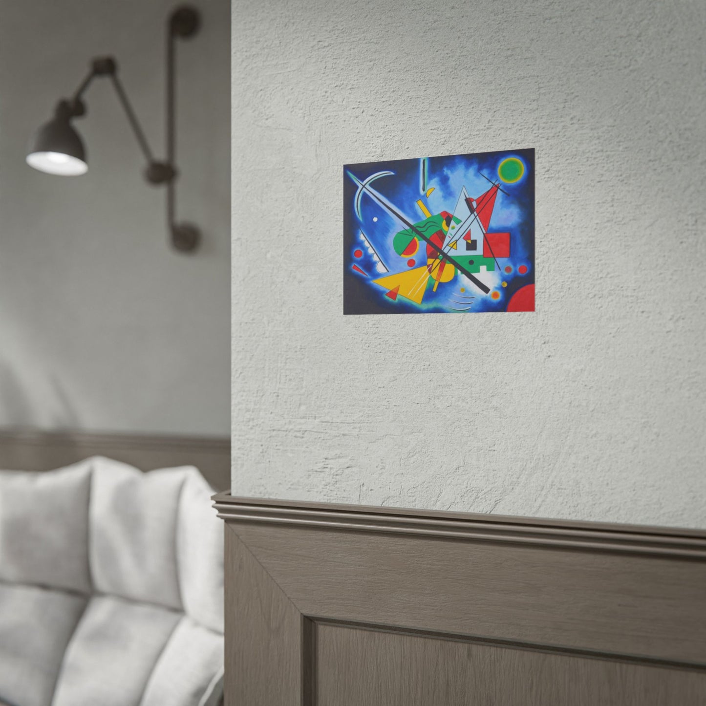 Kandinsky-Style Abstract Poster - Colorful Geometric Art Print