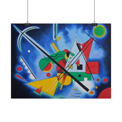Kandinsky-Style Abstract Poster - Colorful Geometric Art Print