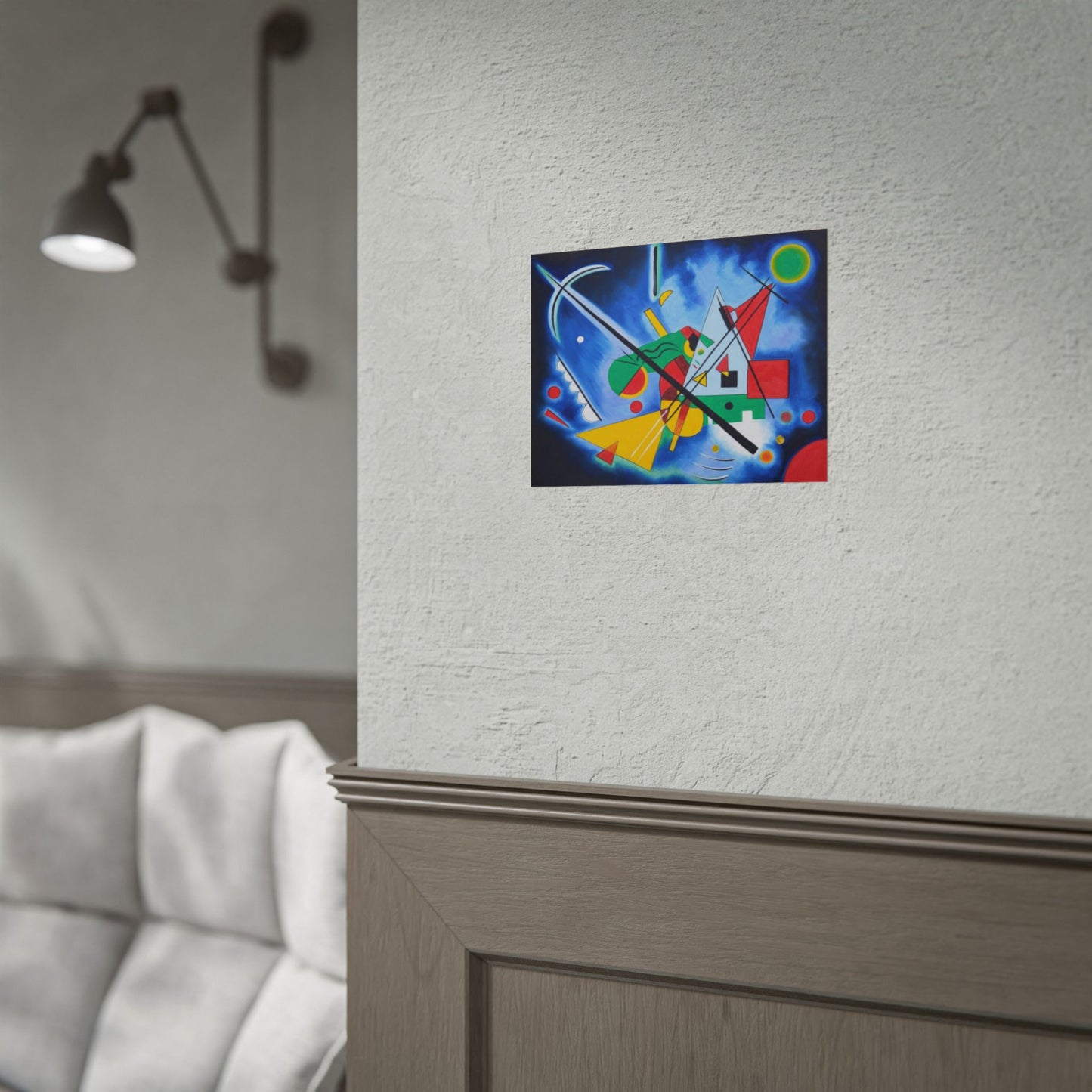 Kandinsky-Style Abstract Poster - Colorful Geometric Art Print
