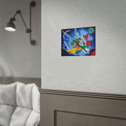 Kandinsky-Style Abstract Poster - Colorful Geometric Art Print