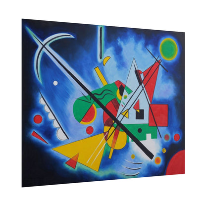 Kandinsky-Style Abstract Poster - Colorful Geometric Art Print