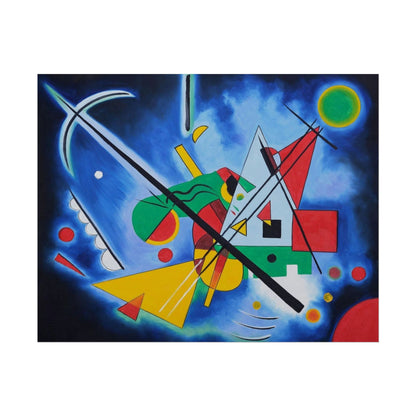 Kandinsky-Style Abstract Poster - Colorful Geometric Art Print