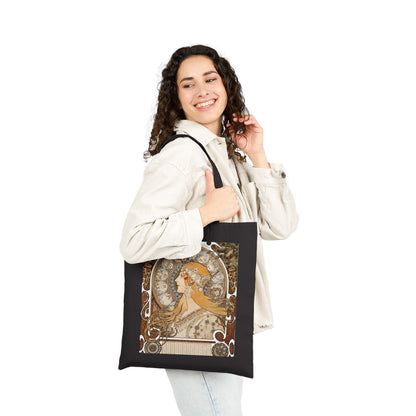 Alphonse Mucha Zodiac Art Nouveau Canvas Tote Bag
