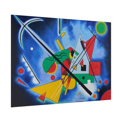 Kandinsky-Style Abstract Poster - Colorful Geometric Art Print