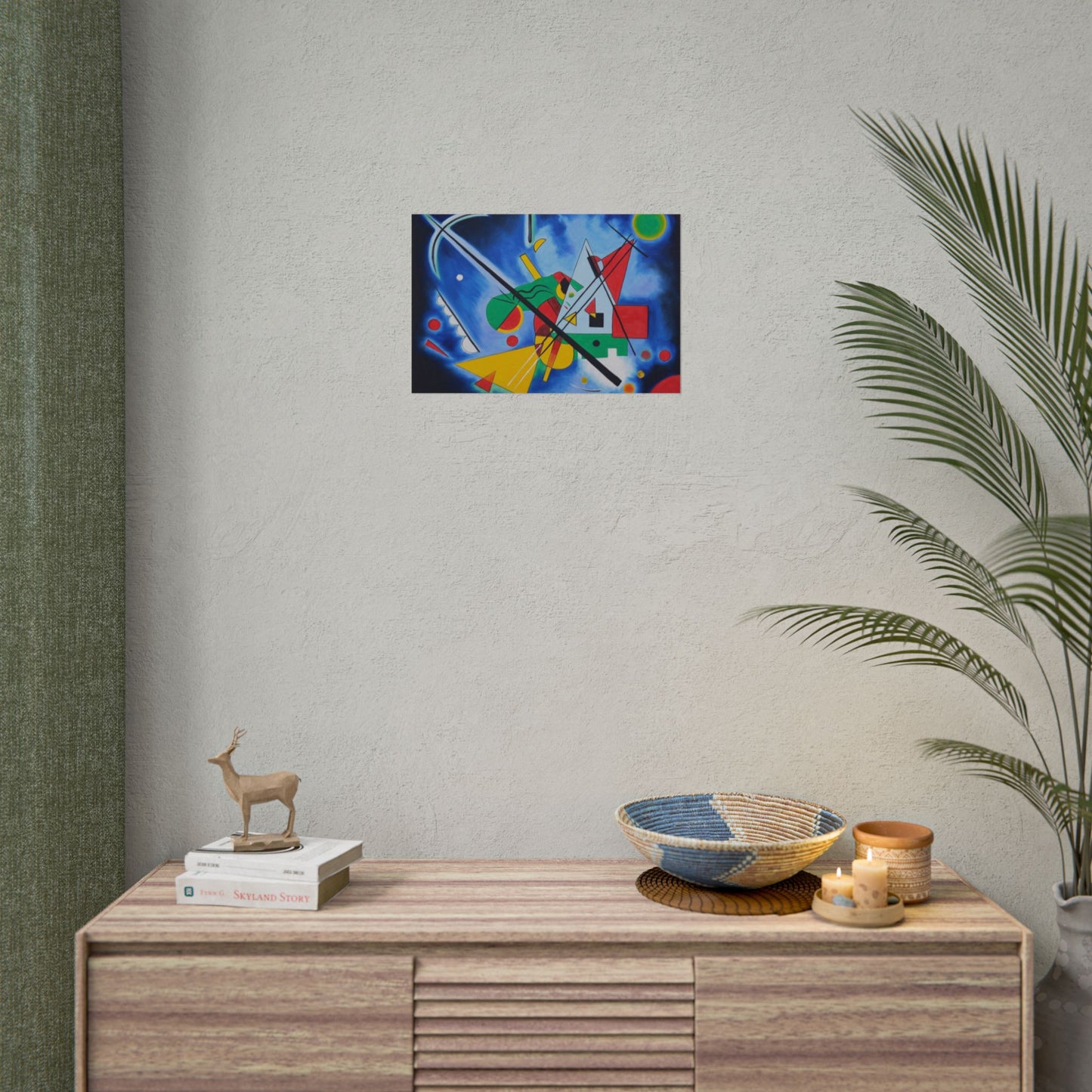 Kandinsky-Style Abstract Poster - Colorful Geometric Art Print