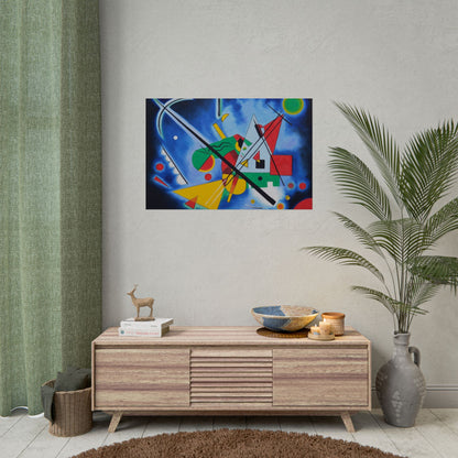 Kandinsky-Style Abstract Poster - Colorful Geometric Art Print