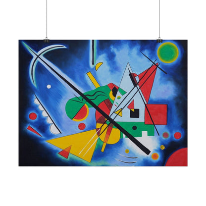 Kandinsky-Style Abstract Poster - Colorful Geometric Art Print