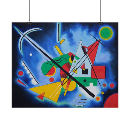 Kandinsky-Style Abstract Poster - Colorful Geometric Art Print