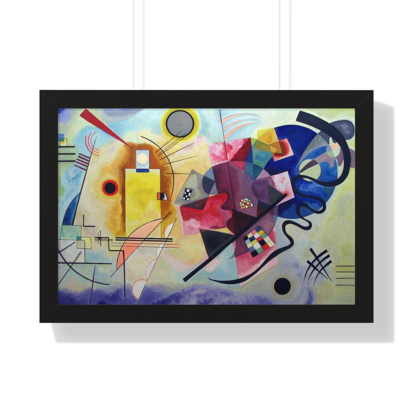 Kandinsky-Style - Framed Abstract Art Poster