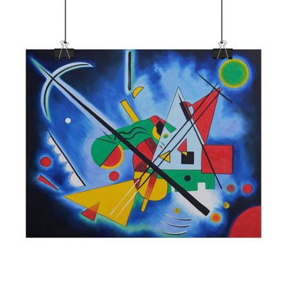 Kandinsky-Style Abstract Poster - Colorful Geometric Art Print