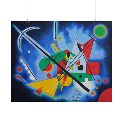 Kandinsky-Style Abstract Poster - Colorful Geometric Art Print